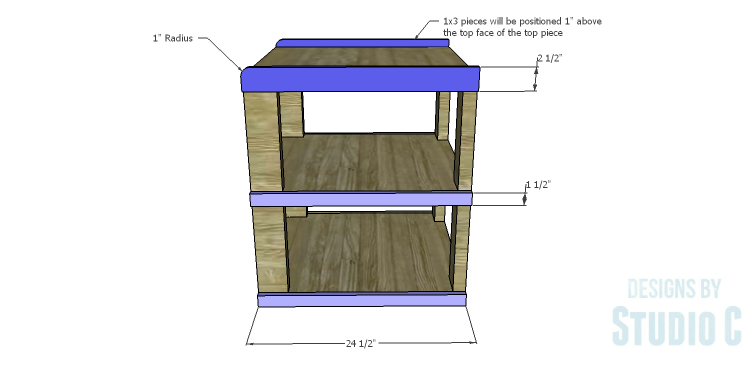 DIY Plans to Build a Wilton Rustic End Table_Side Trim