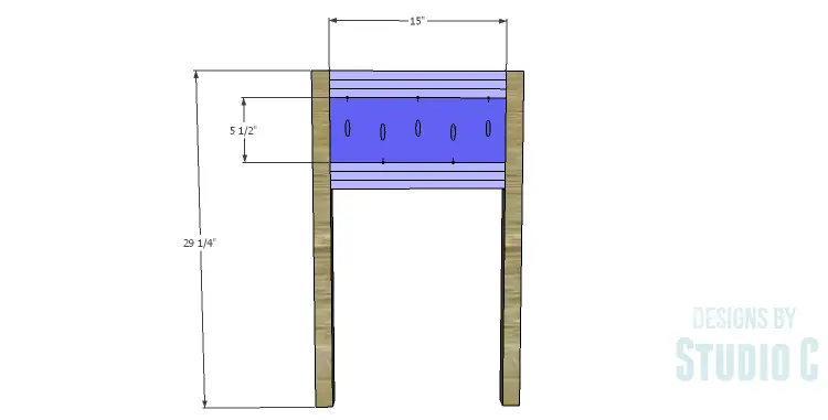 DIY Plans to Build a Holly Console Table_Sides