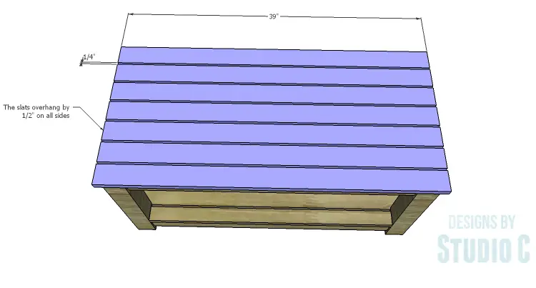 DIY Plans to Build a Simple Outdoor Bench_Seat Slats