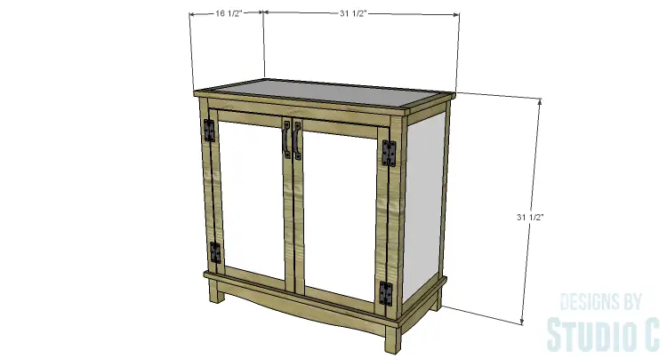 DIY Plans to Build a Les Tulips Cabinet
