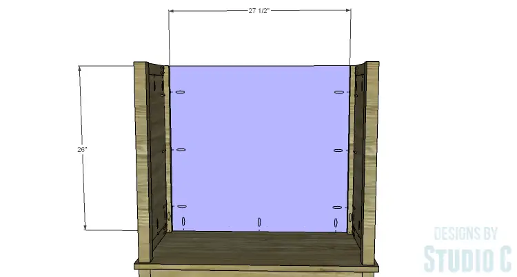 DIY Plans to Build a Les Tulips Cabinet_Back