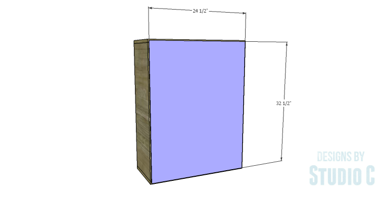 DIY Plans to Build a Leighton Rolling Cabinet_Back