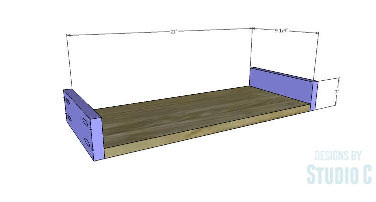 DIY Plans to Build a Leighton Rolling Cabinet_Drawer BS