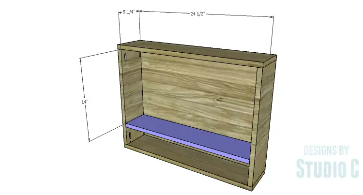 DIY Plans to Build a Laptop Wall Desk_Drawer Shelf