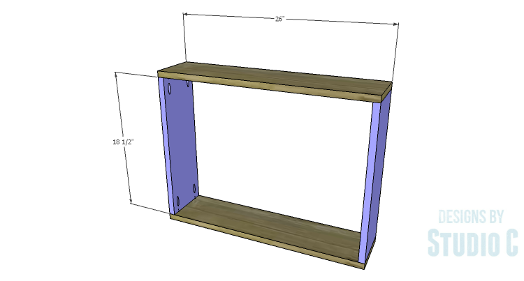 DIY Plans to Build a Laptop Wall Desk_Frame