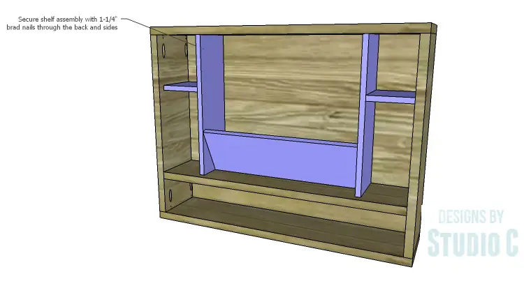 DIY Plans to Build a Laptop Wall Desk_Shelf Assembly 2
