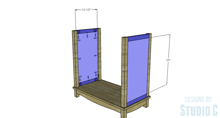 DIY Plans to Build a Les Tulips Cabinet_Sides
