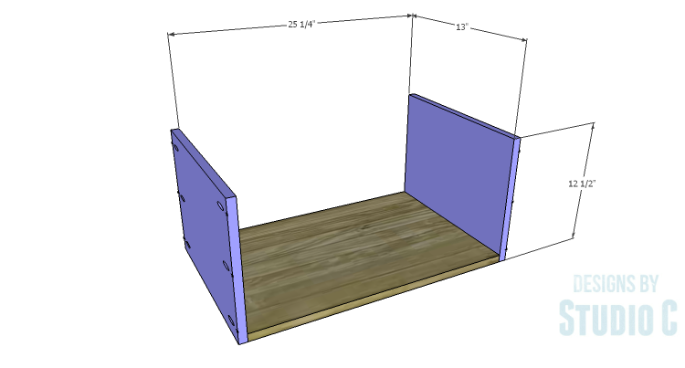 DIY Plans to Build a Norway Credenza_Drawer BS