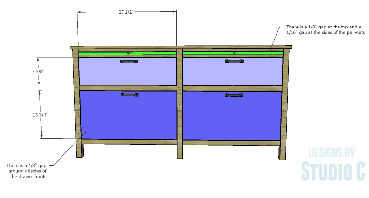 DIY Plans to Build a Norway Credenza_Drawer Fronts