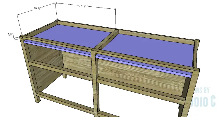 DIY Plans to Build a Norway Credenza_Upper Shelves