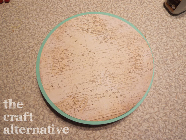 How to Make a Lazy Susan Organizer_Paper