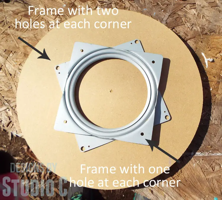 How to Install Lazy Susan Hardware_Frame
