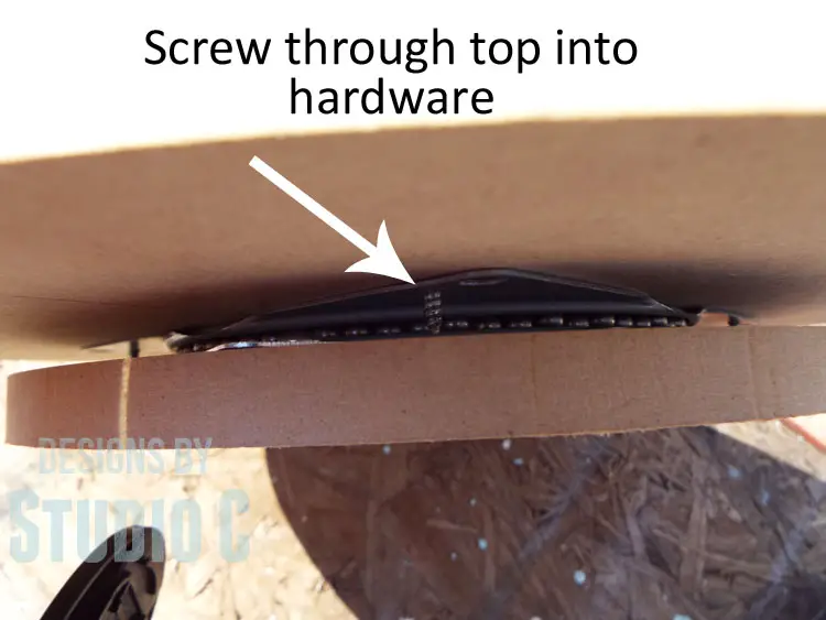 How to Install Lazy Susan Hardware_Side View
