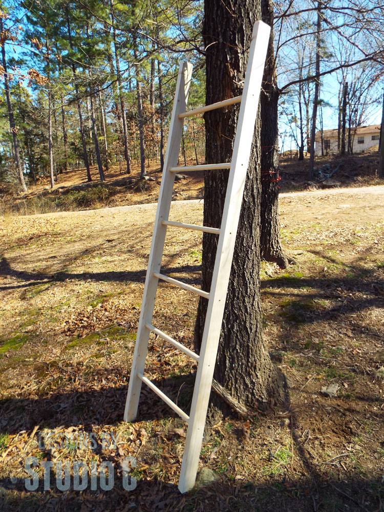 DIY Plans to Build a Decorative Ladder_Finished 4