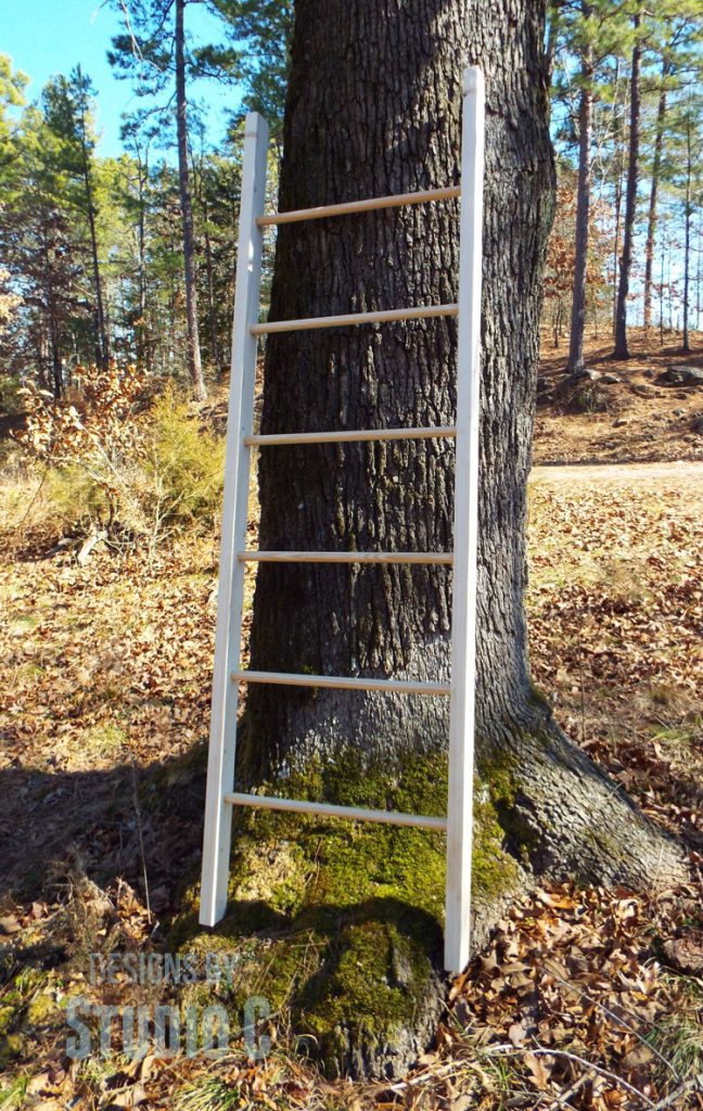 DIY Plans to Build a Decorative Ladder_Finished