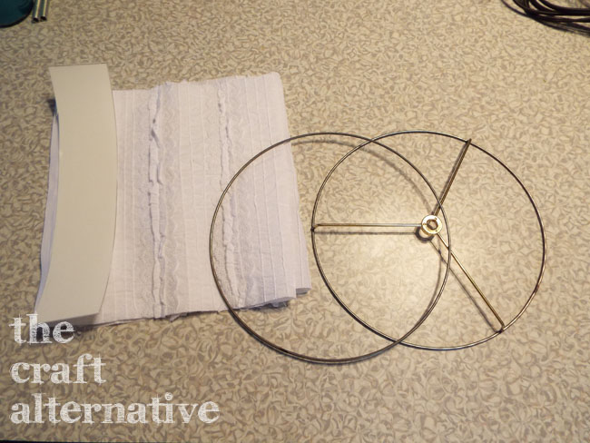 How to Make a Lamp Shade_Supplies