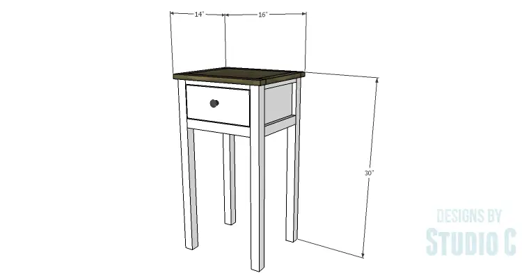 DIY Plans to Build a Nell End Table