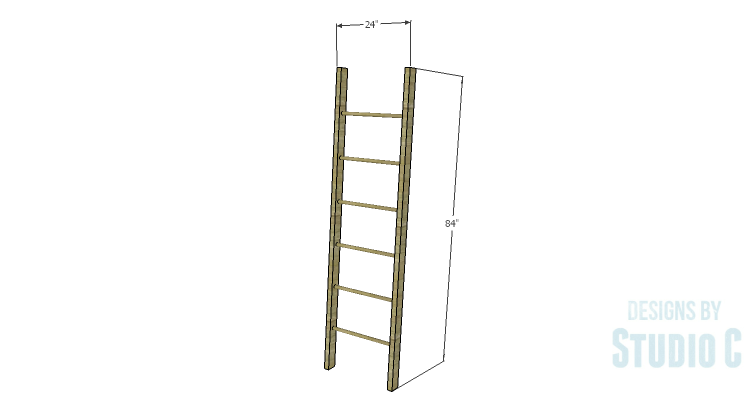DIY Plans to Build a Decorative Ladder
