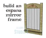 build espana mirror frame