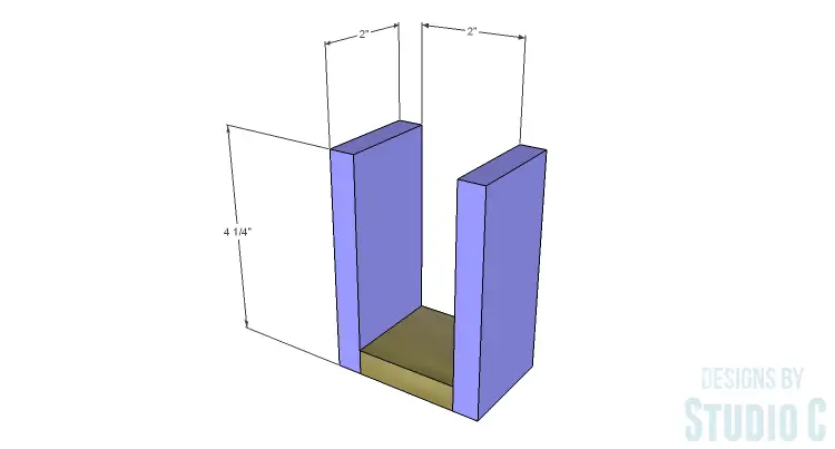 DIY Plans to Build Desk Organizers_Pencil Cup Sides