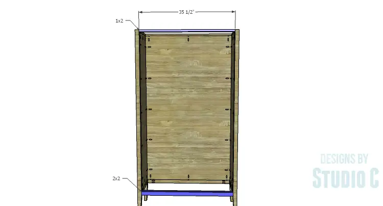 DIY Plans to Build a Scoville Pantry_Front Stretchers