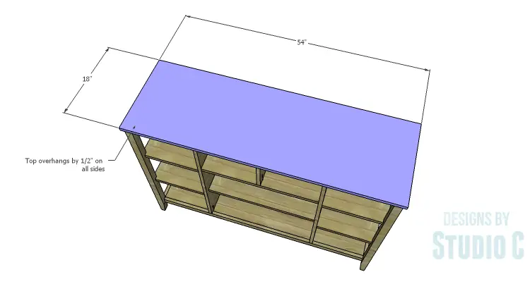 DIY Plans to Build an Arden Buffet_Top