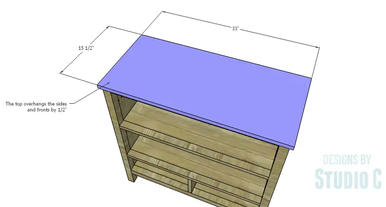 DIY Plans to Build an Atherton Cabinet_Top