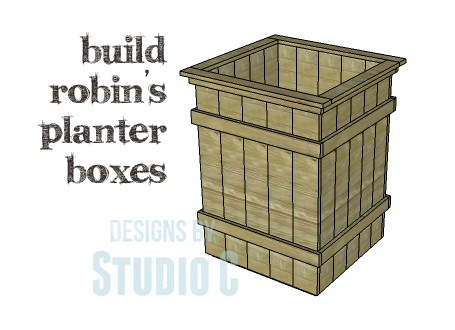 Collection of DIY Plans to Build Planter Boxes_Robin's Planters