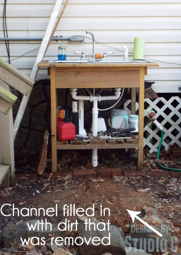 Install a Drain on an Outdoor Sink_Filled In