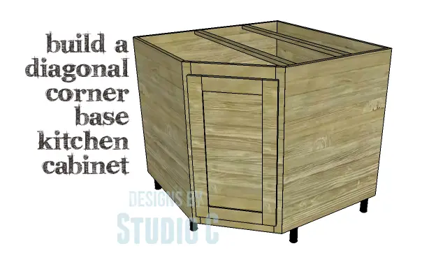 Diy Plan For A Kitchen Storage Cabinet, How To Build Kitchen Corner Base Cabinets In Living Room