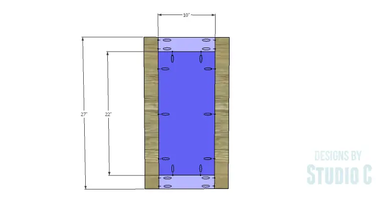 DIY Plans to Build a Diagonal Corner Base Kitchen Cabinet_Door 1