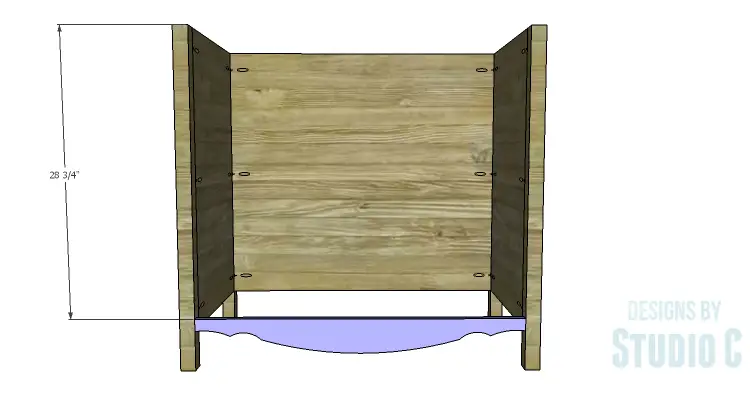 DIY Plans to Build a Furniture Style Bath Vanity_Curved Front Stretcher 2