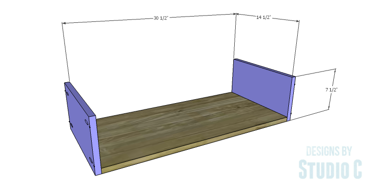 DIY Plans to Build a Furniture Style Bath Vanity_Drawer BS