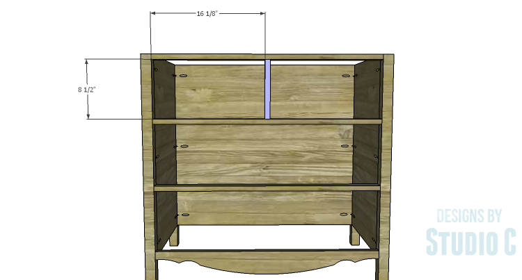 DIY Plans to Build a Furniture Style Bath Vanity_Drawer Divider