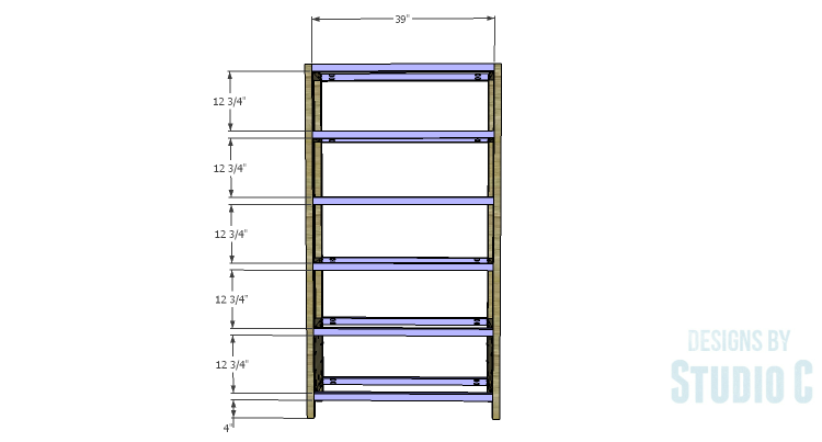 DIY Plans to Build a Milo Shelving Unit_Stretchers