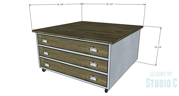 DIY Plans to Build a Monette Coffee Table