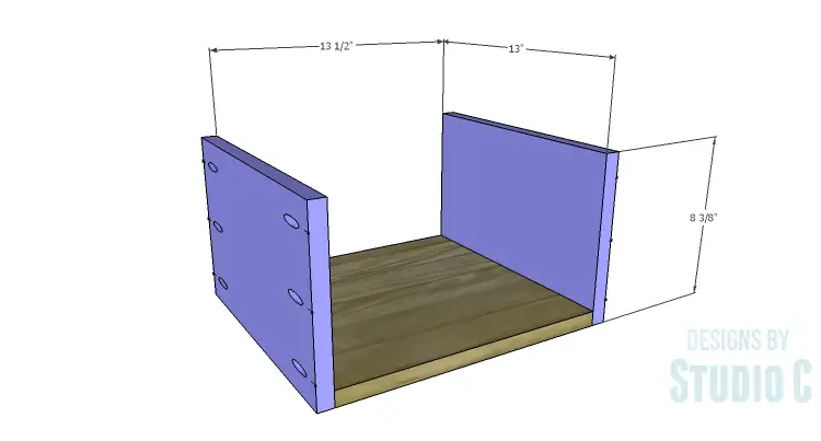 DIY Plans to Build a Porter Console Table_Drawer BS