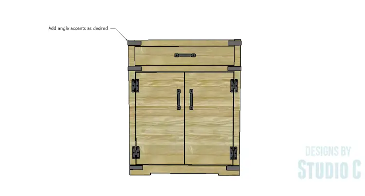 DIY Plans to Build a Trunk Style Bath Vanity_Angle Accents