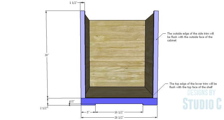 DIY Plans to Build a Trunk Style Bath Vanity_Face Frame