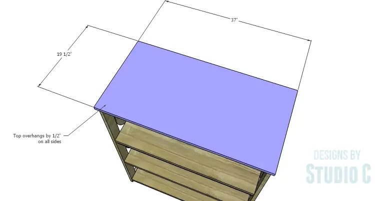 DIY Plans to Build a Circle Bookcase_Top