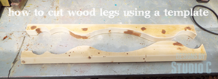 How to Cut Wood Legs with a Template