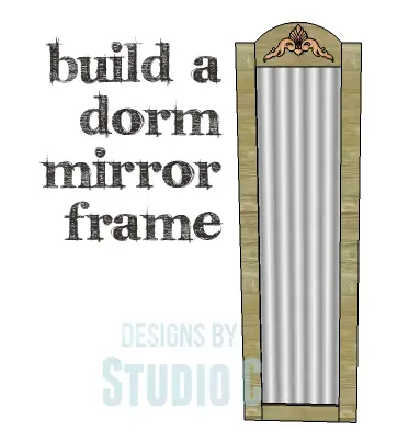 DIY Plans to Build a Dorm Mirror Frame_Copy