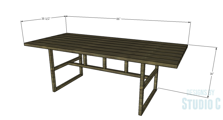 DIY Plans to Build a Griffith Dining Table