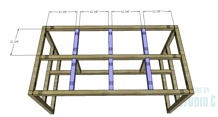 DIY Plans to Build a Griffith Dining Table_Top Support Framing