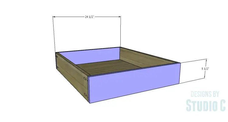 DIY Plans to Build a Rustic Metal Strap Queen Bed_Drawer FB