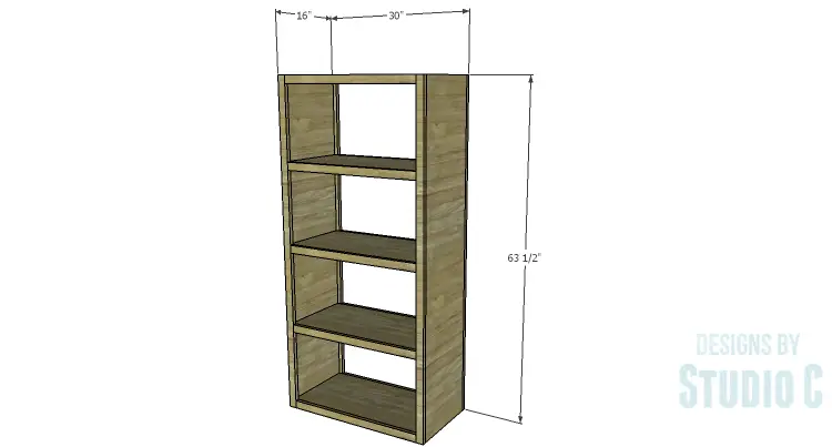 DIY Plans to Build a Parson Bookcase
