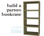 plans build parson bookcase