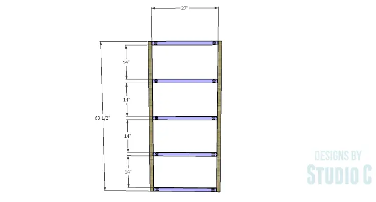 DIY Plans to Build a Parson Bookcase_Frame 1