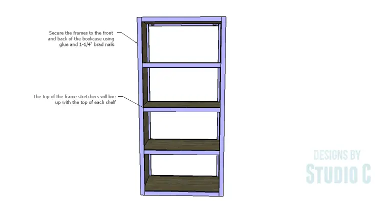 DIY Plans to Build a Parson Bookcase_Frame 2