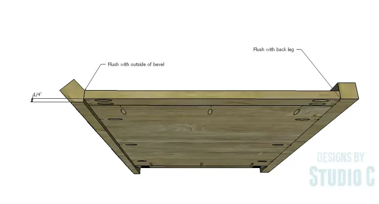 DIY Plans to Build a Raphael Dresser_Side Top View